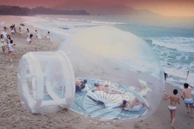 汉南充气球形帐篷